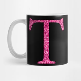 Pink Sparkly T Mug